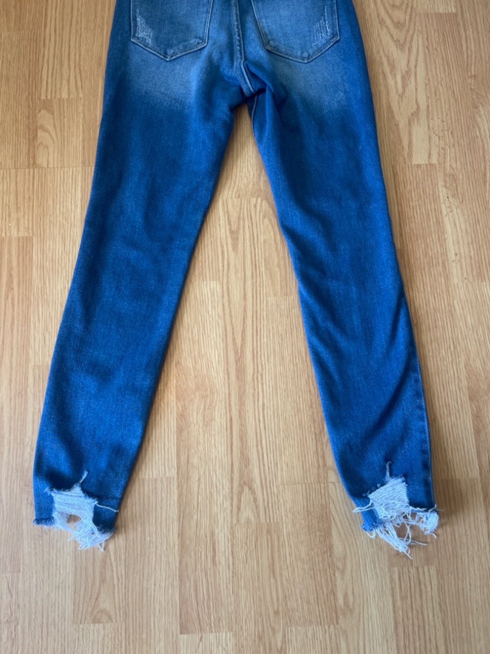 KanCan Layton High Rise Ankle Skinny Distressed Denim Blue Jeans Size 3/25 - Picture 11 of 13